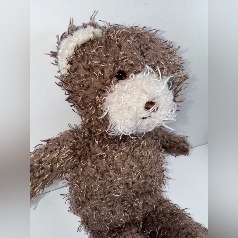 Bunnies By The Bay Scraggly Cat Plush Brown Kitty 12" Stuffed Animal